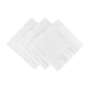 White Cocktail Napkins | 100 Pack