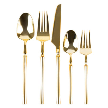 Infinity Flatware Gold Combo | 40 Pack