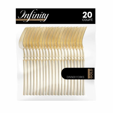 Infinity Gold Cutlery | 20 Pack 
