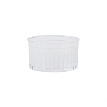 Mini Clear Ribbed Ramekins 4oz | 8 Pack