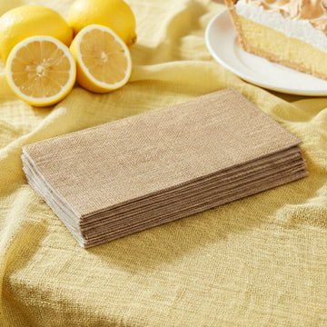 Burlap - Printed Napkins | 20 Pack