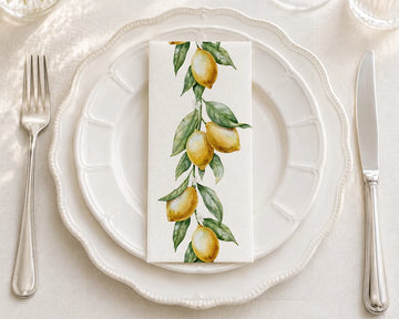 Citrus Branch- Printed Guest Towel | 16 Pack