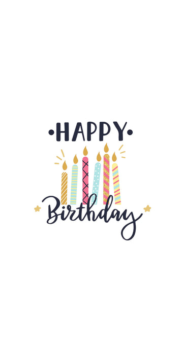 Birthday Candles - Printed Guest Towel | 16 Pack