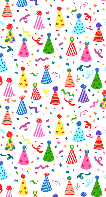 Party Hat - Printed Guest Towel | 16 Pack