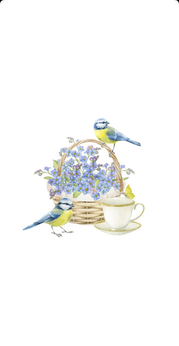 Spring Blooms Tea Party - Printed Guest Towel |16 Pack