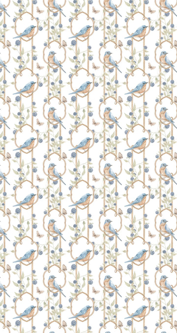 Trellis Thrush - Printed Guest Towel | 16 Pack