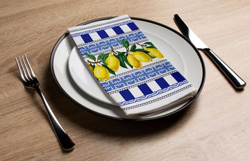 Venetian Lemons - Printed Guest Towel | 16 Pack