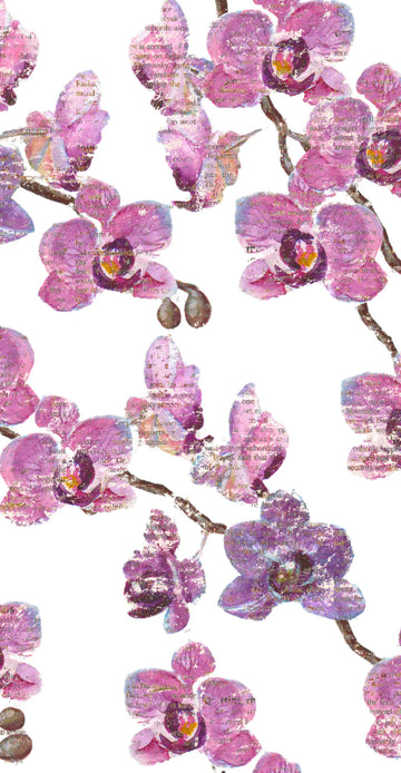 Rustic Orchid - Printed Guest Towel | 16 Pack