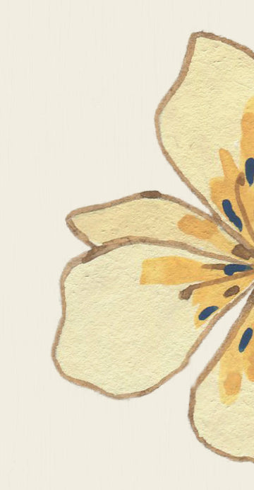 Paper Mache Flowers - Printed Guest Towel | 16 Pack