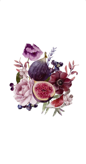 Fig Bouquet - Printed Guest Towel | 16 Pack