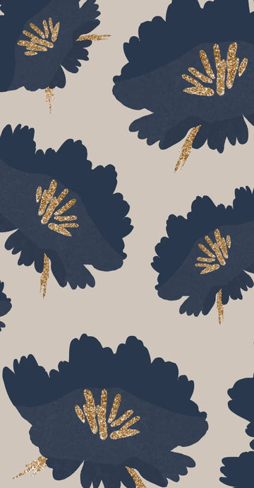 Ellington Navy - Printed Guest Towel | 16 Pack