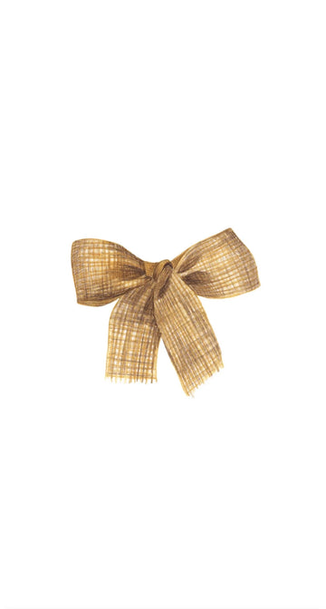 Burlap Bow - Printed Guest Towel | 16 Pack