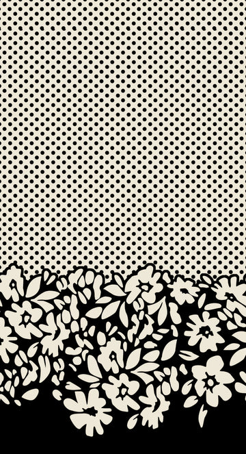 Polka Dot Floral - Printed Guest Towel | 16 Pack