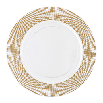 Gold Textured Chargers 13″ | 4 Pack