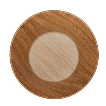 Oak 9.25" Round Plastic Serving Bowl