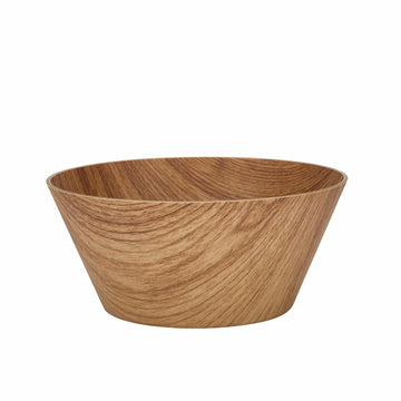 Oak 9.25" Round Plastic Serving Bowl