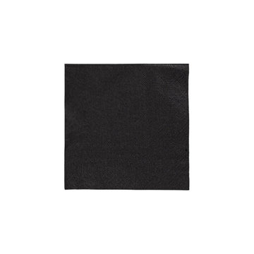Black Paper Cocktail Napkins | 80 Pack