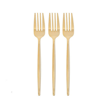 Matrix Gold Forks | 20 Pieces