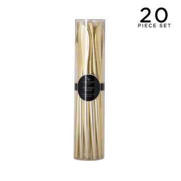 Matrix Gold Knives | 20 Pieces