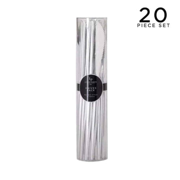 Matrix Silver Knives | 20 Pieces