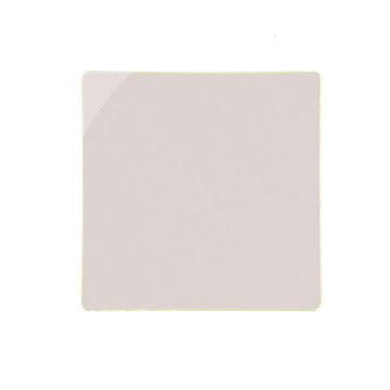 Square Accent Plastic Plates 10.5" Dinner Plates Square Coupe Linen • Gold Plastic Plates | 10 Pack